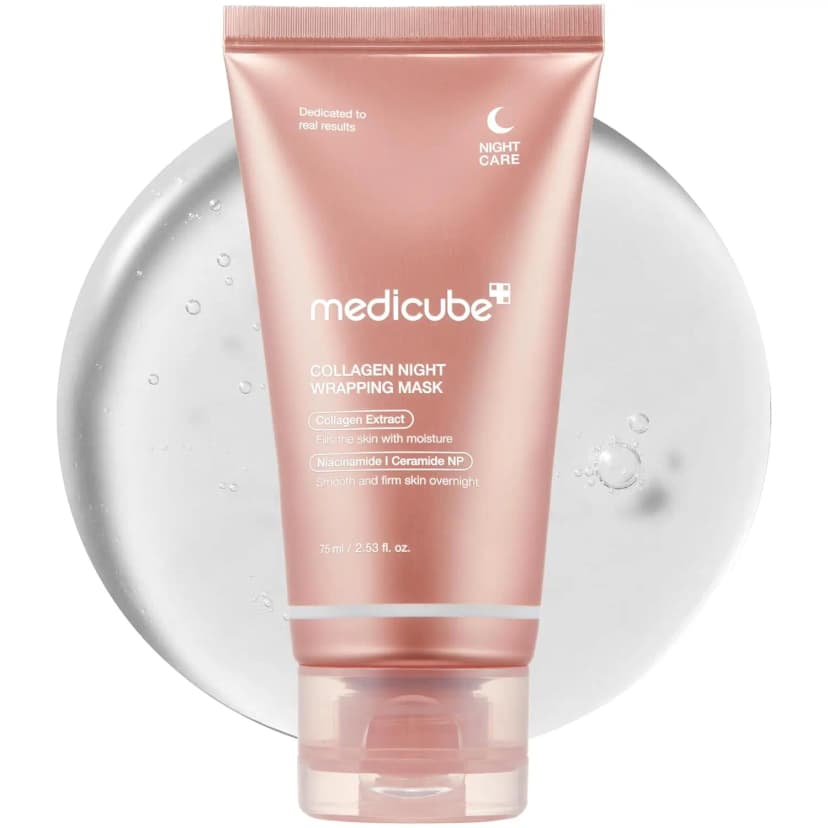 Medicube Collagen Night Wrapping Mask - Hydrating Peel Off Mask for Glowing Skin
