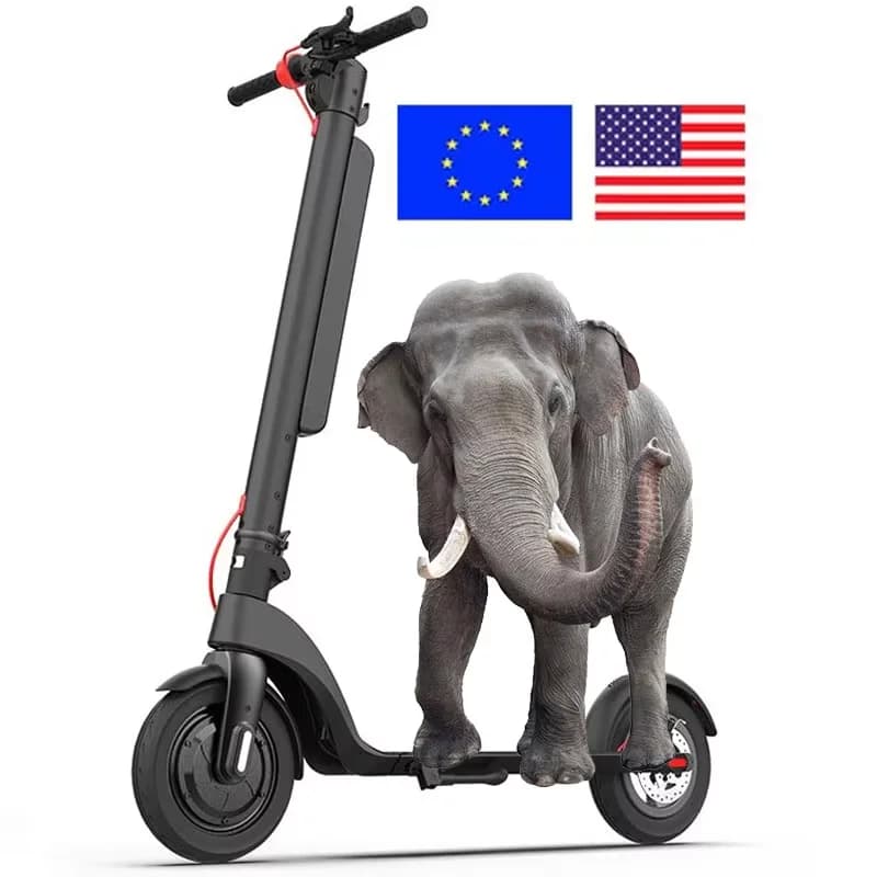 X8 Electric Kick Scooter - 10 Inch Tires, 350W Motor, 45km Range