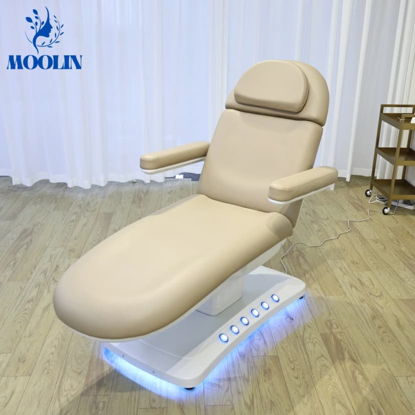 MOOLIN Luxury Electric Massage Table - Adjustable Beauty Bed