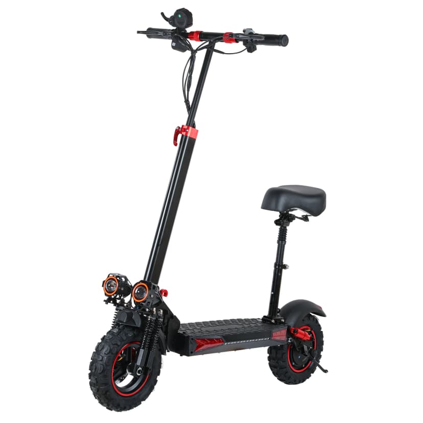 Electric Off-Road Foldable Scooter with Dual Suspension - 250W Motor
