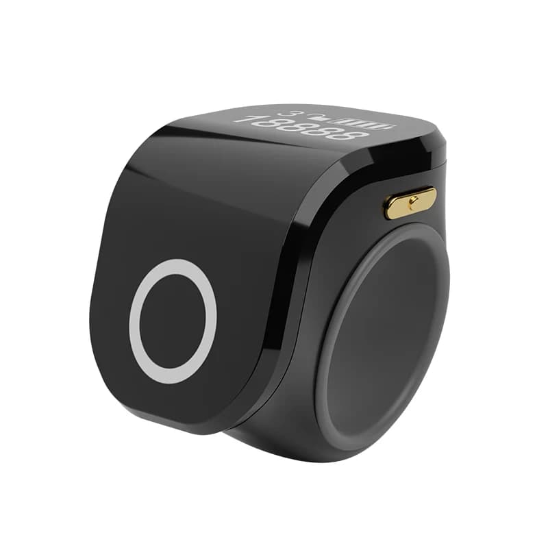 S10 Smart Electronic Tasbih Counter Ring - Adjustable Size, Touch Screen