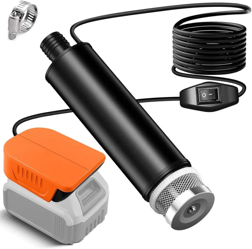 Cordless Submersible Water Pump for Dewalt 20V MAX Battery - 635GPH