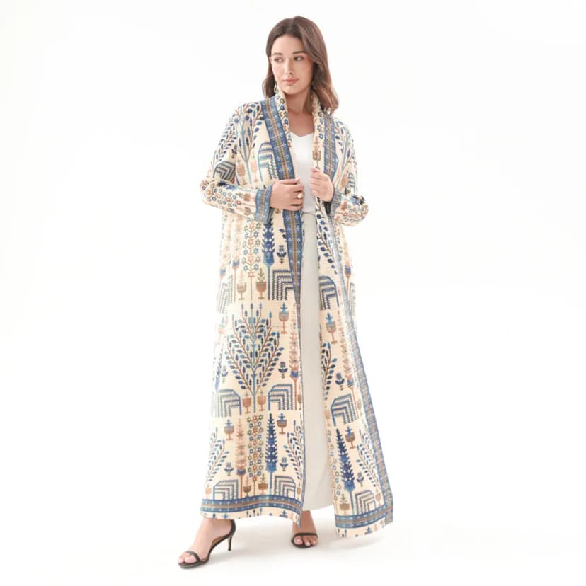 2025 Fashion Fair Isle Robe - Vintage Long Coat for Women