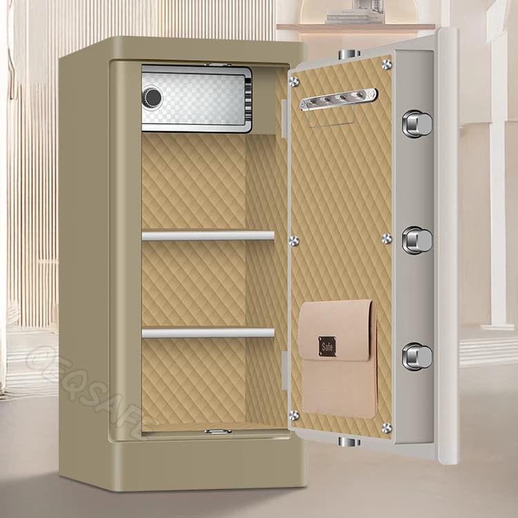 CEQSAFE Digital Electronic Steel Safe Box with Fingerprint Lock