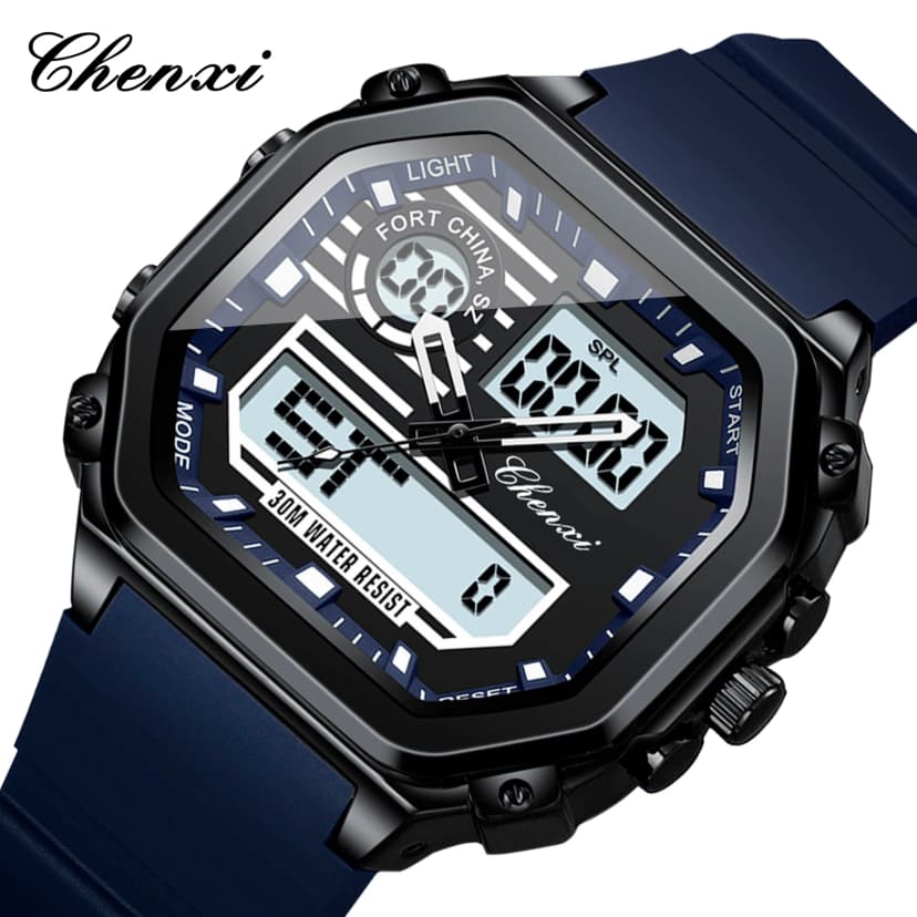 Chenxi 202 LED Sport Men's Digital Watch - Waterproof & Luminous