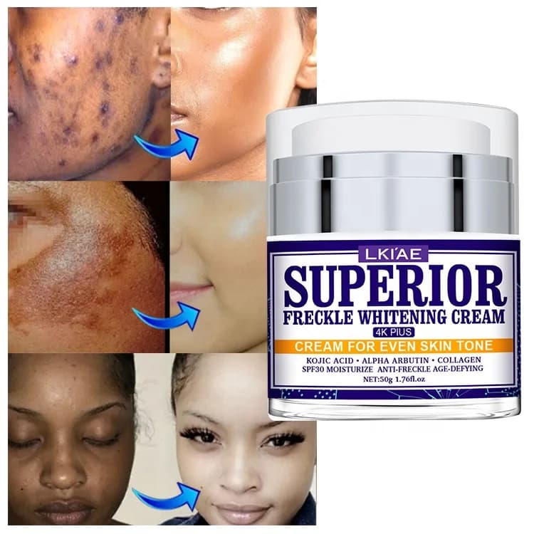 LKIAE Superior Freckle Whitening Cream - SPF 30, Kojic Acid, Anti-Aging